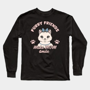 Cat Lovers Mothers Day Gift Long Sleeve T-Shirt